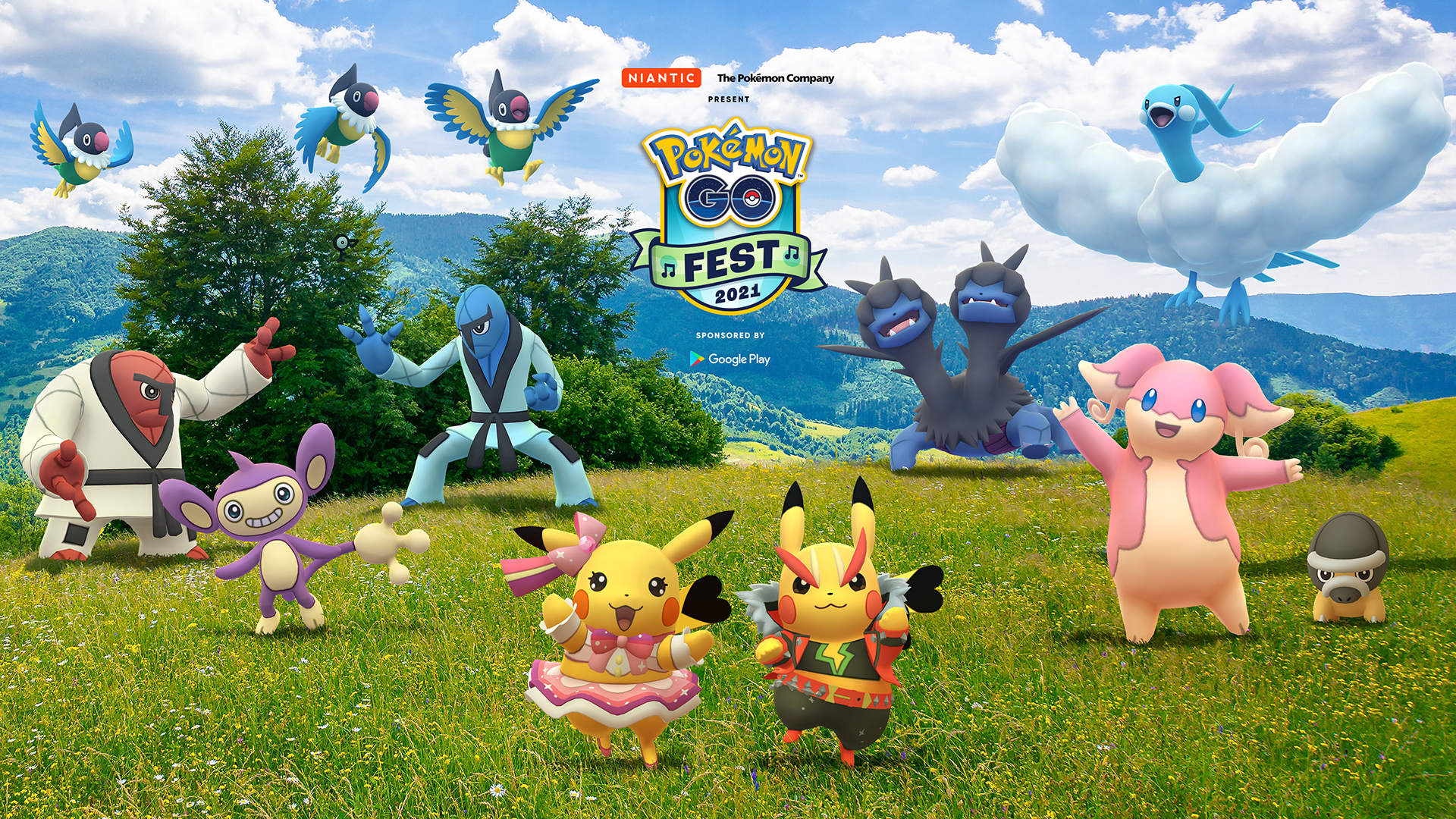Pokemon Go Fest 2021 Times start and abstract in Kickoff videos