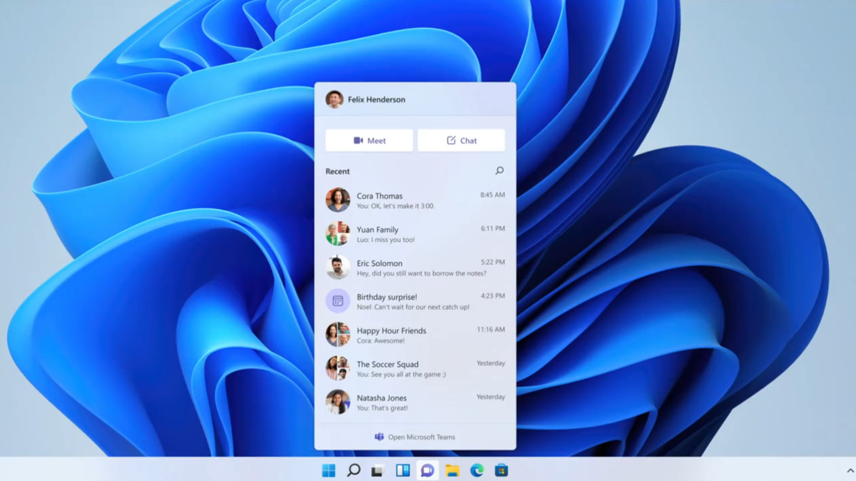 The Microsoft team gets a completely new display for Windows 11