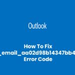 How to solve [pii_email_aa02d98b14347bb4ffe7] error